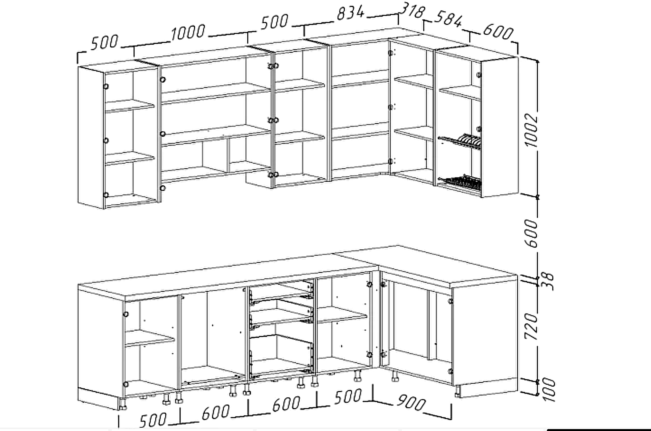 Изображение Кухонный гарнитур ИНТЕГРА 1